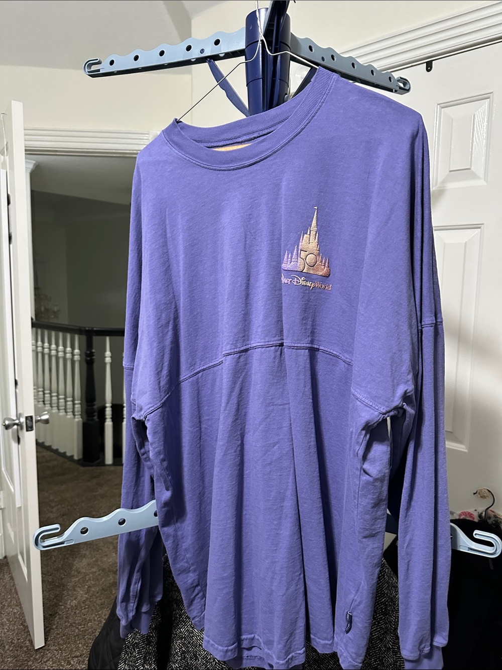 Walt Disney World Purple Castle Long Sleeve Tee